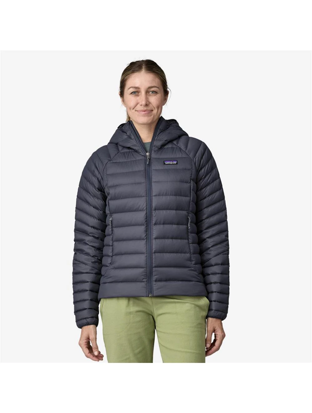 That is a Winterjacke Patagonia W's Down Sweater Hoody smolder blue