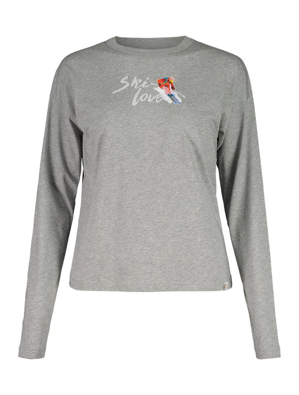 That is a Long Sleeve T-Shirt Maloja SkeenaM. Organic grey melange freeride