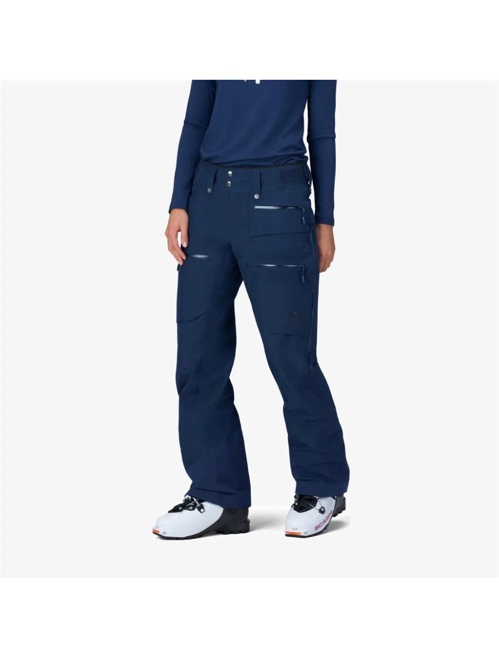 That is a Snowboard Pants; Ski Pants; Norrona W's lofoten Gore-Tex insulated Pant indigo night blue