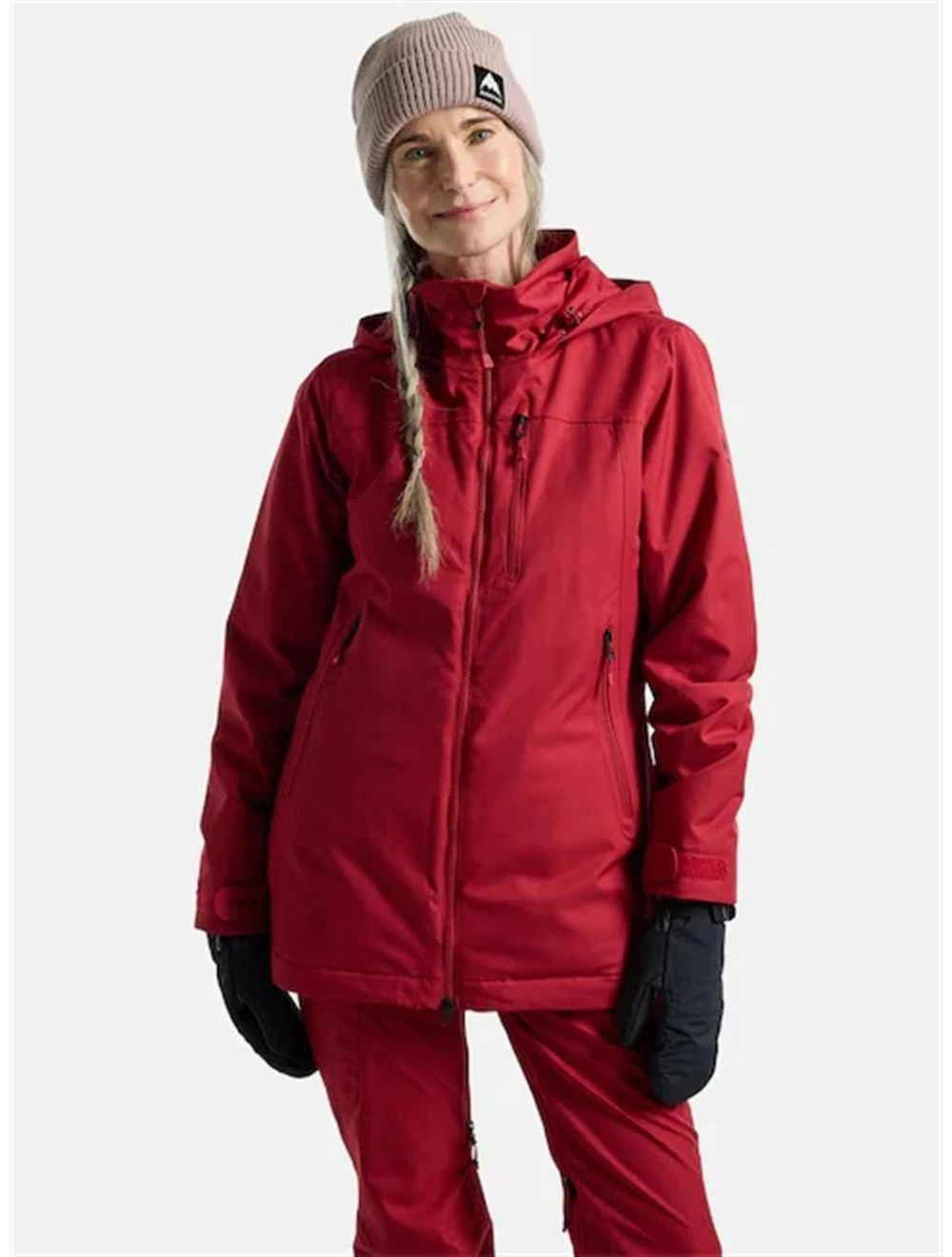 That is a Snowboard Jacket; Ski Jacket; Burton Women's Lelah Jacket Deep Red