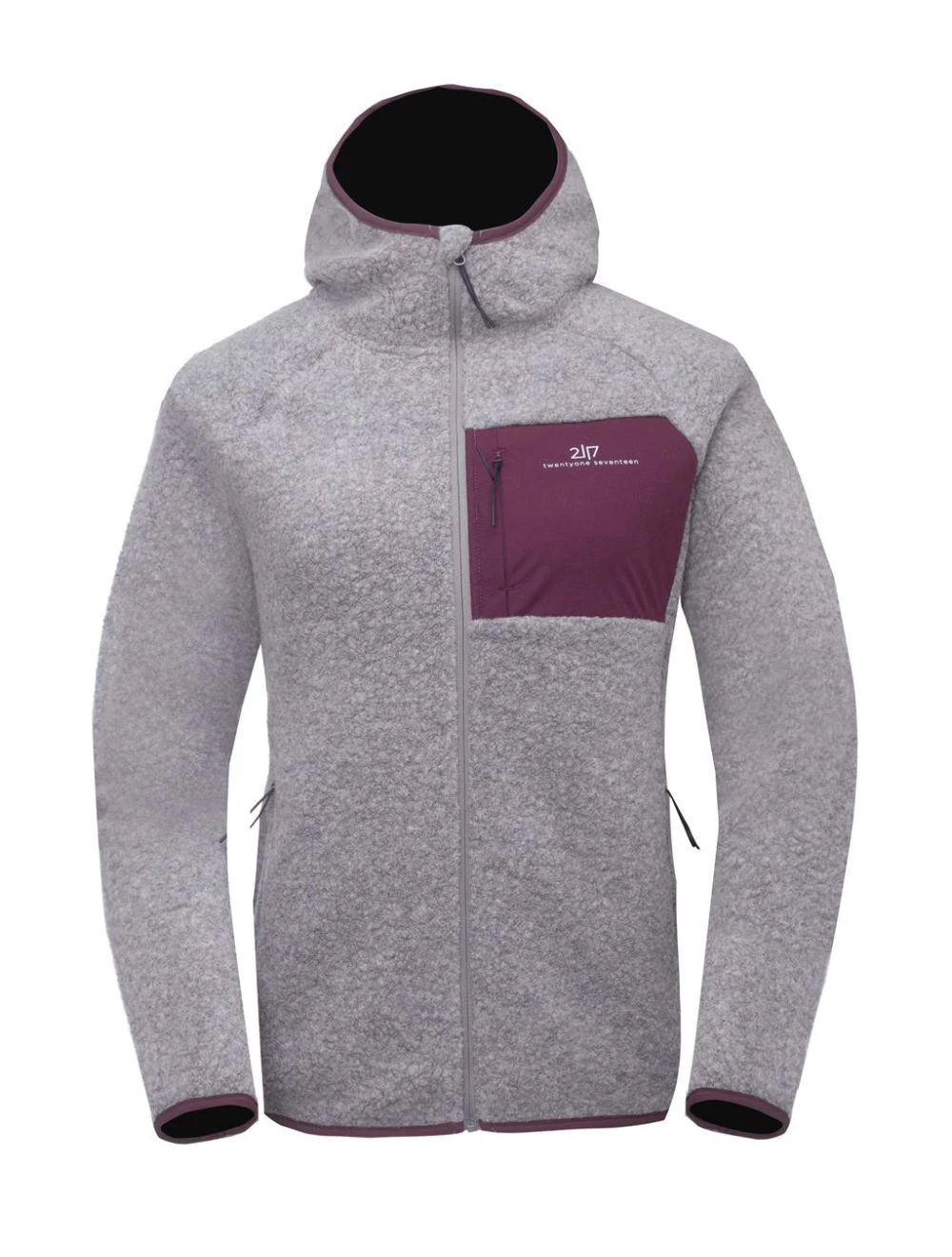 That is a Sweater 2117 WMS Wool Pile Hoodie Skord grey