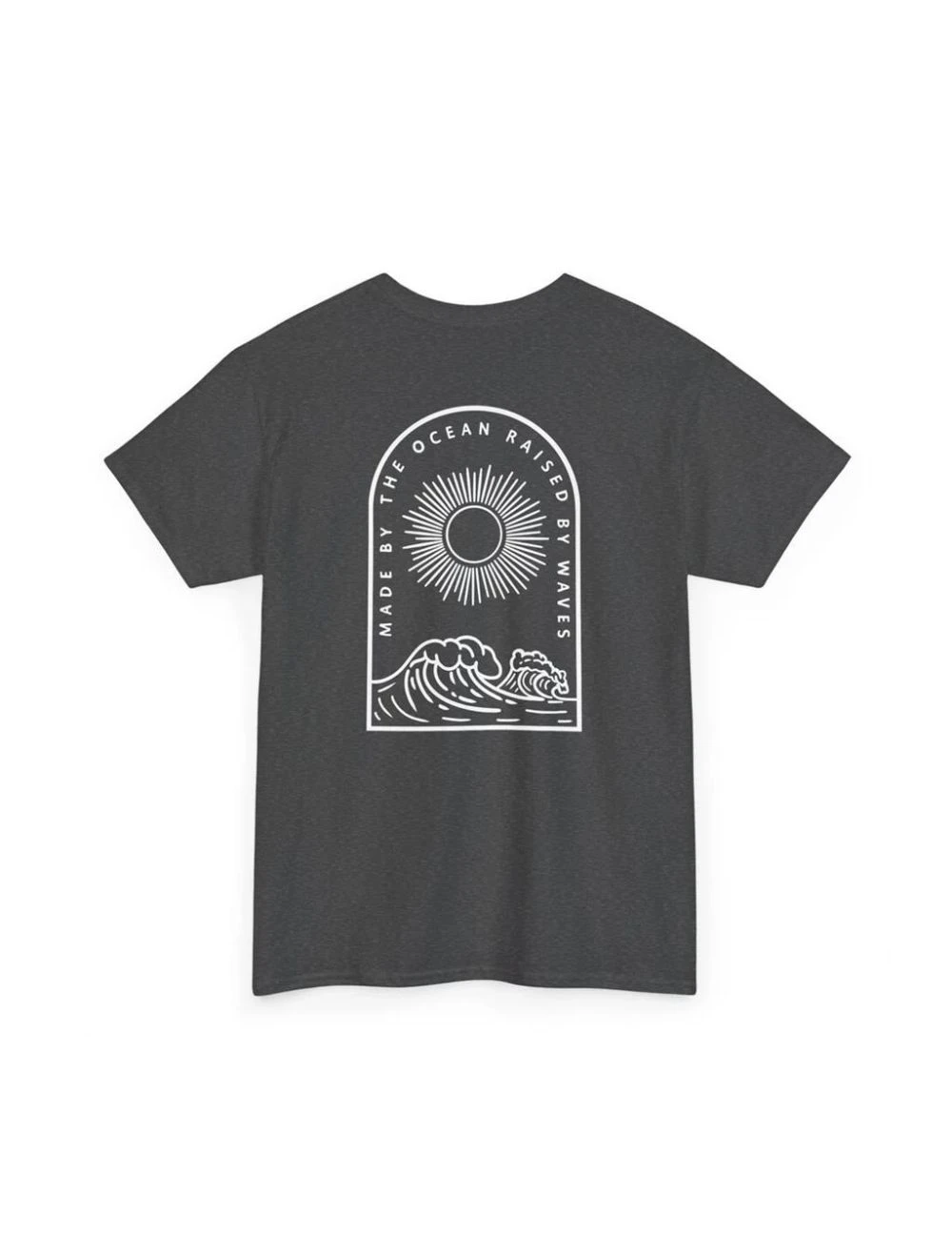 That is a T-Shirt SurfersArtShop Raised by the ocean Unisex Shirt dark heather