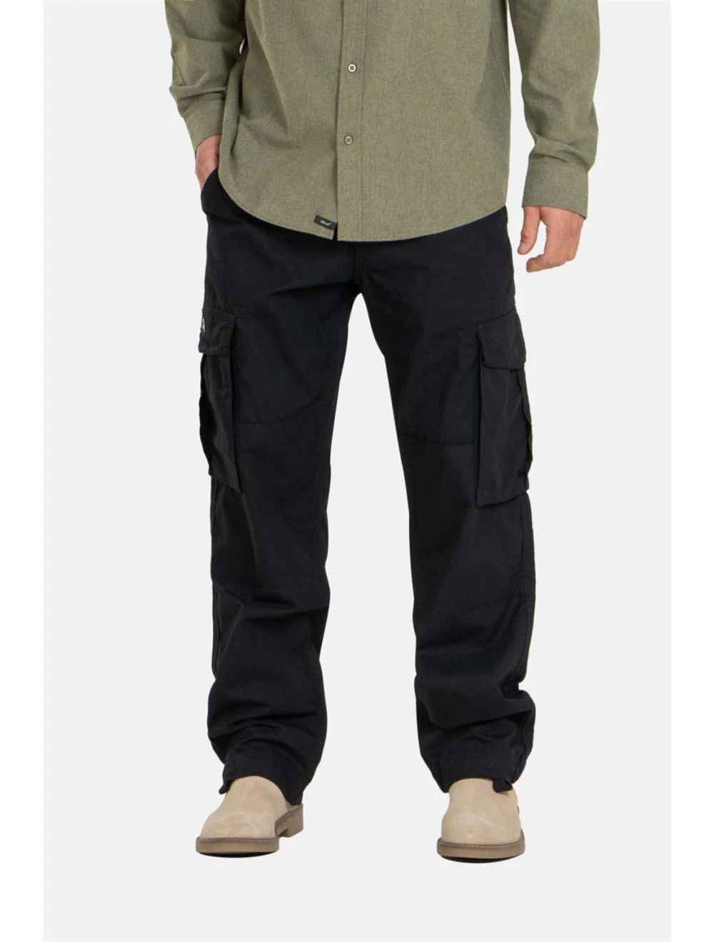 That is a Pants Reell Cargo RipStop 30 deep black