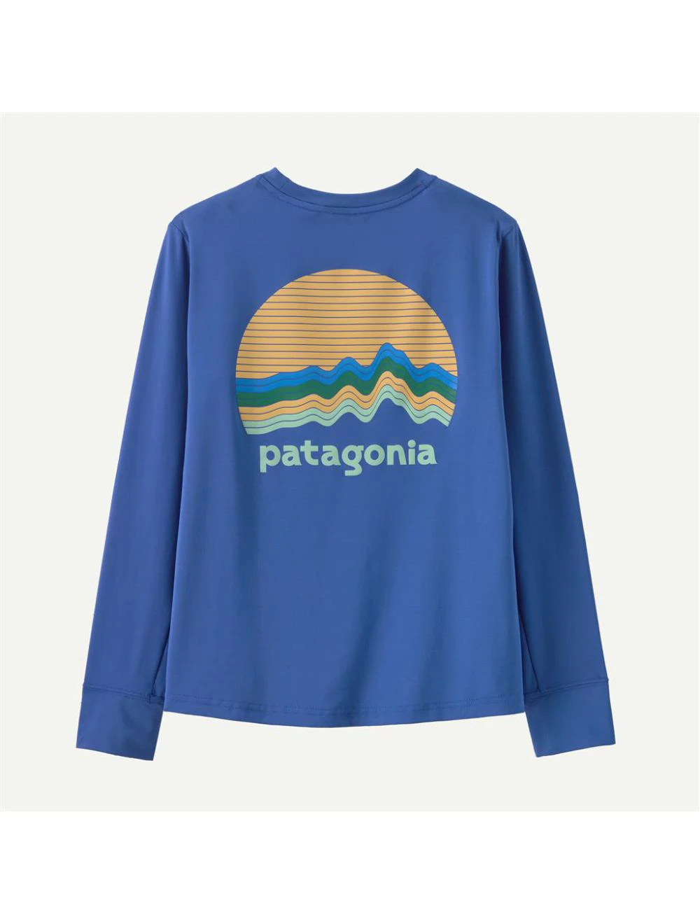 That is a T-Shirt;  Patagonia K's L/S Cap SW T-Shirt Ridge Rise Moonlight: Eddy Blue