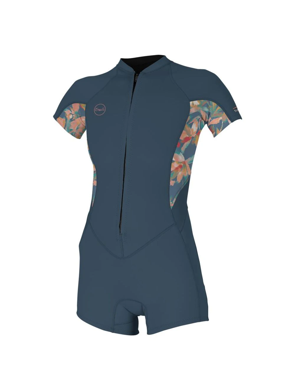 O'Neill Wms Bahia 2/1 Front Zip S/S Spring