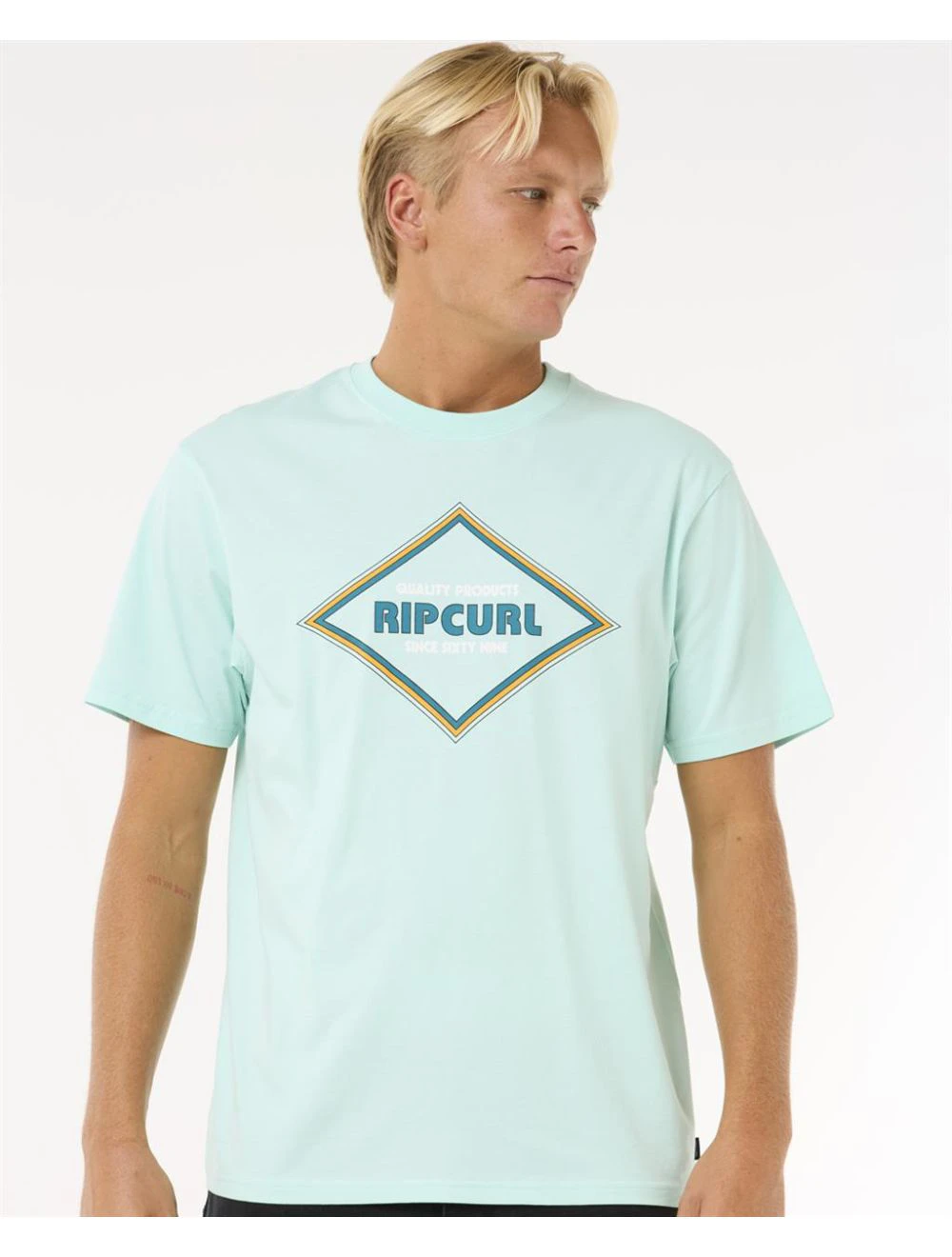 That is a Shirt Rip Curl Surf Revival Yo Mumma Tee light aqua