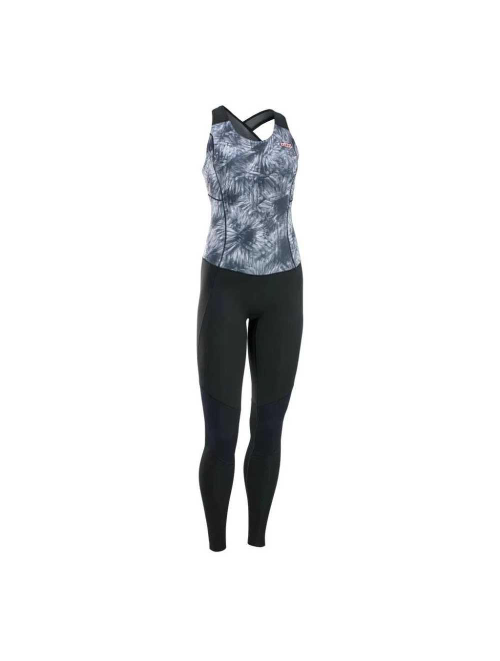 That is a Wetsuit; Surfsuit ION Essentials Amaze Long Jane 1.5 women  black flowers