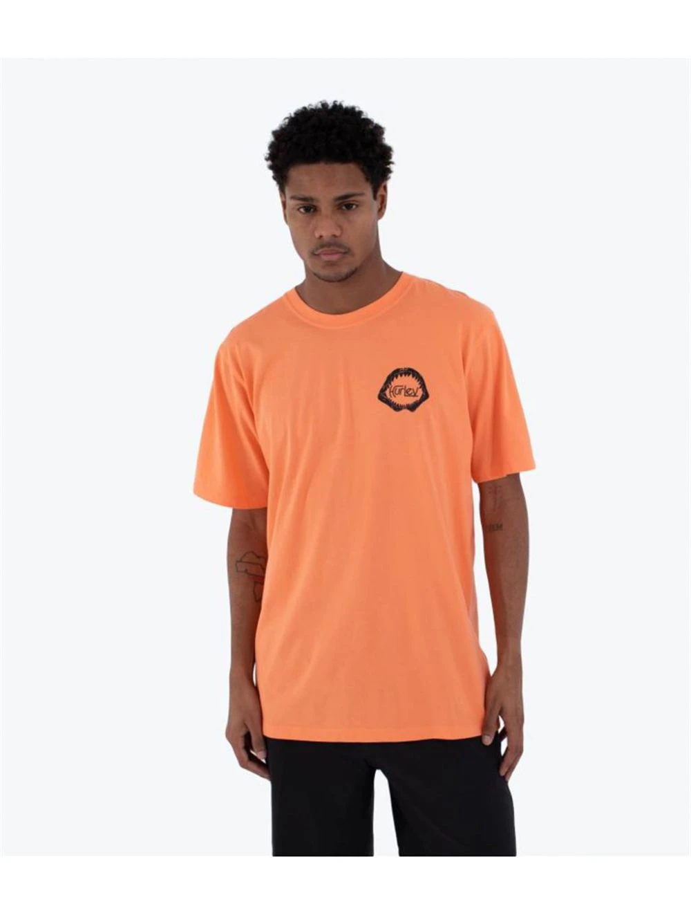 That is a T-Shirt Hurley M Sider BP SS Tee orange cream