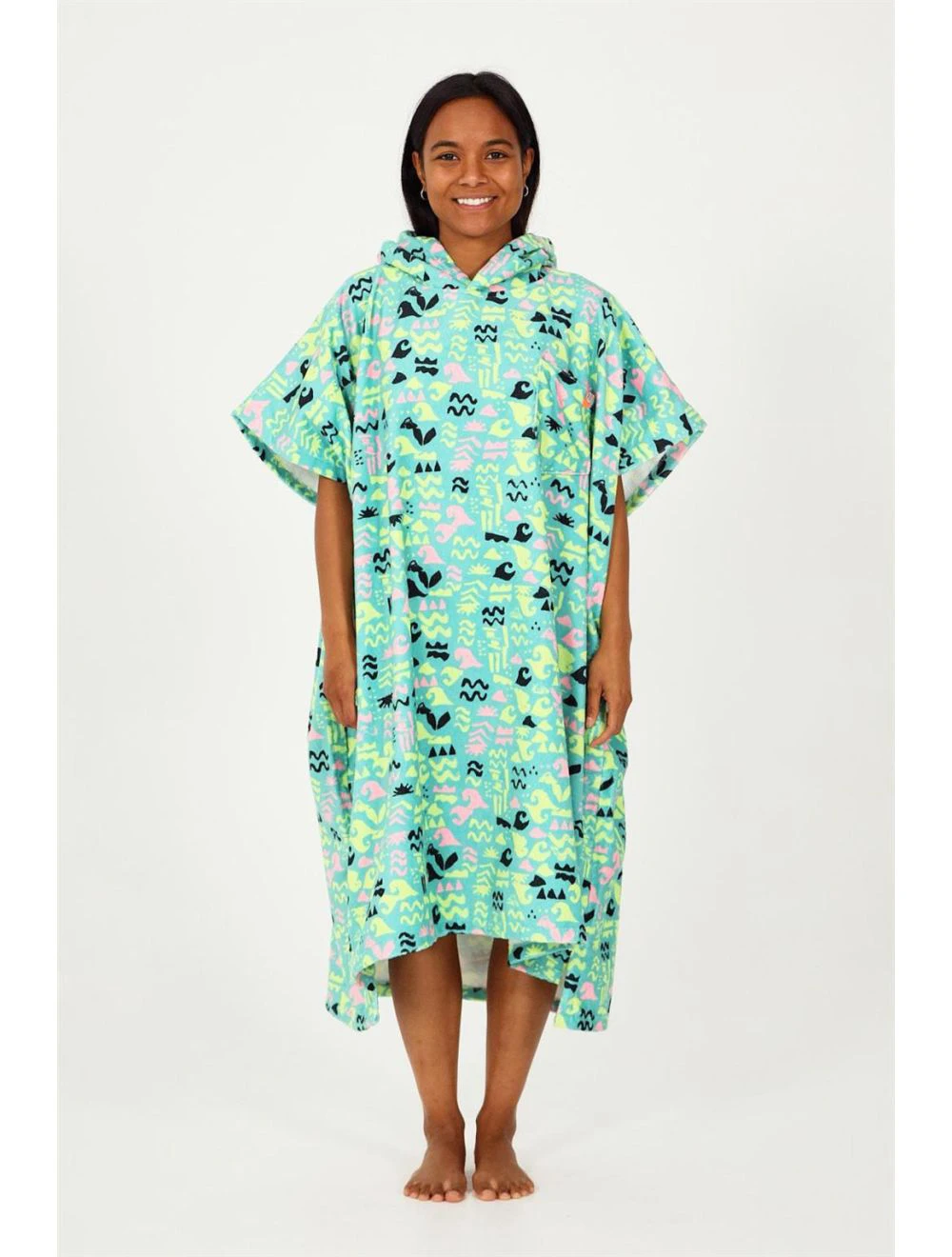 That is a Poncho; Towel After Essentials Stamps neptune