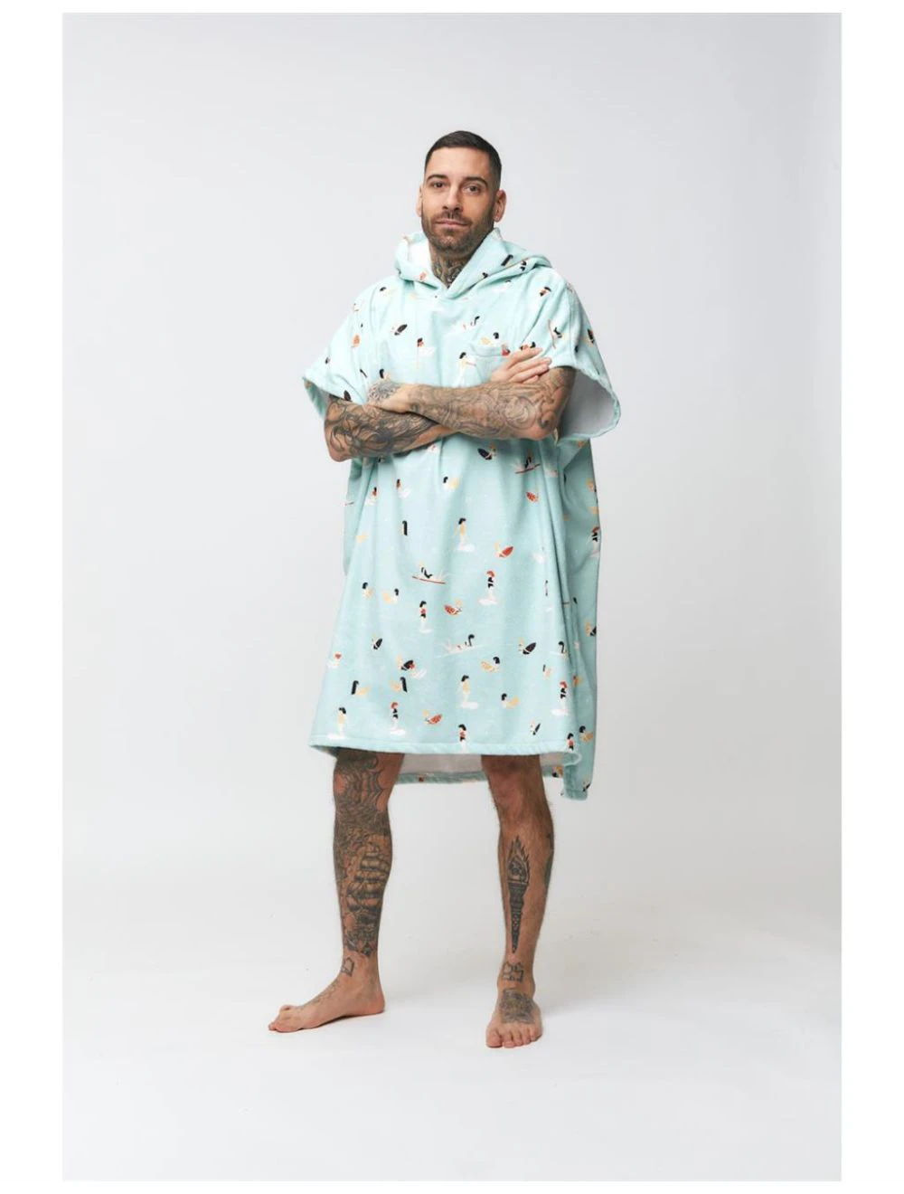 That is a Poncho; Towel After Essentials Madrague light blue