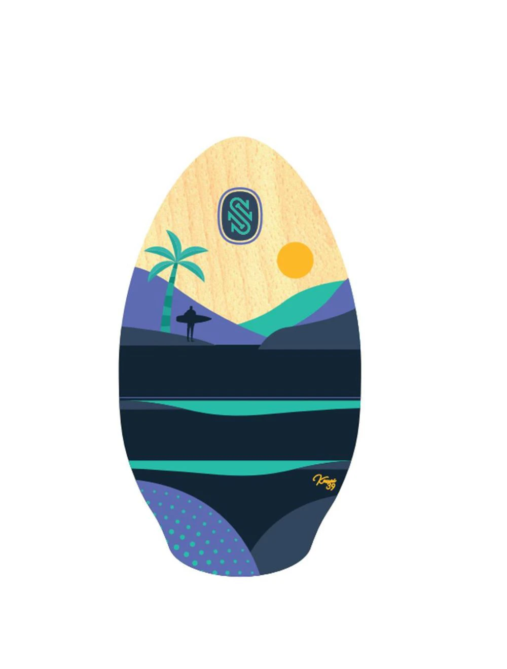 SkimOne Kauai 39 100cm Lila Türkis