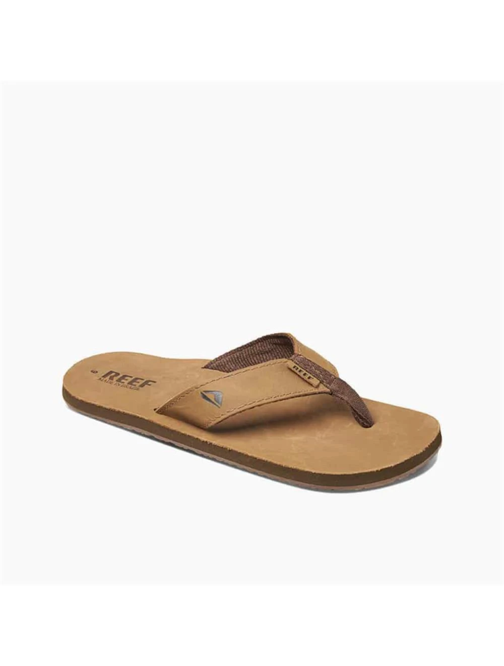 That is a Sandals; Flip Flops Reef Leather Smoothy bronze brown