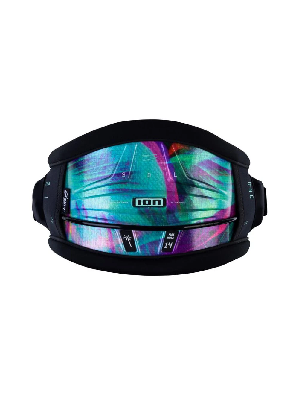 That is a Harness; Kitesurfing Harness ION Essentials Harness Waist Kite Sol Curv  tropical palm glitch