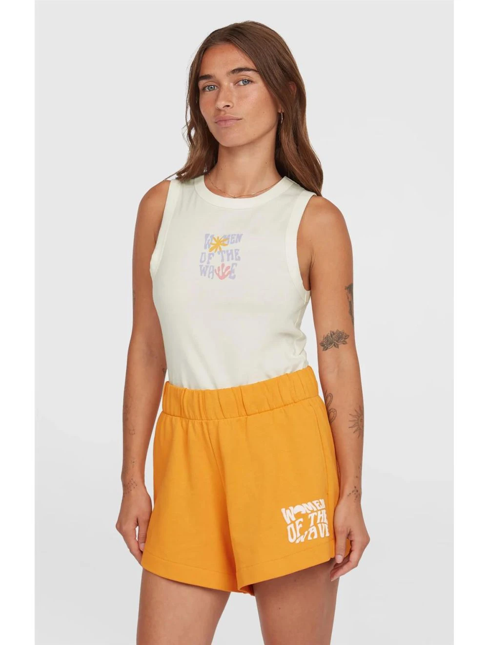 That is a Pants O'Neill Women Of The Wave Sweat Shorts golden honey
