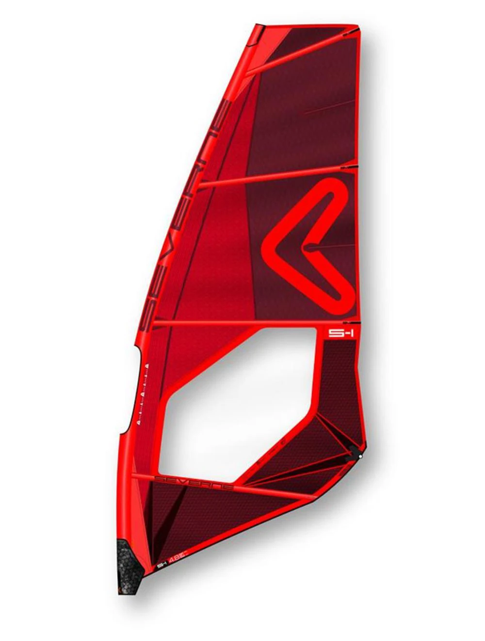 That is a Sail; Windsurfing Sail Severne S-1 2025 red