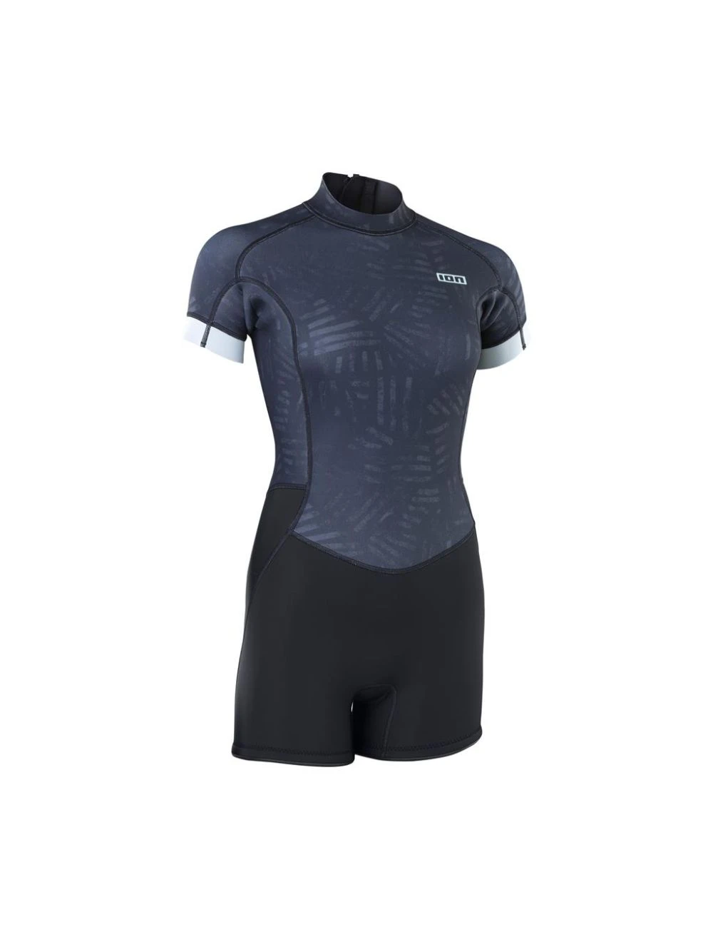 That is a Wetsuit; Surfsuit ION Essentials Amaze Shorty 2.5 SS Back Zip women black mural