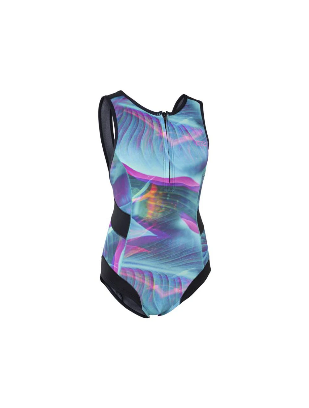 That is a Wetsuit; Surfsuit ION Essentials Amaze V-Back 1.5 women tropical palm glitch