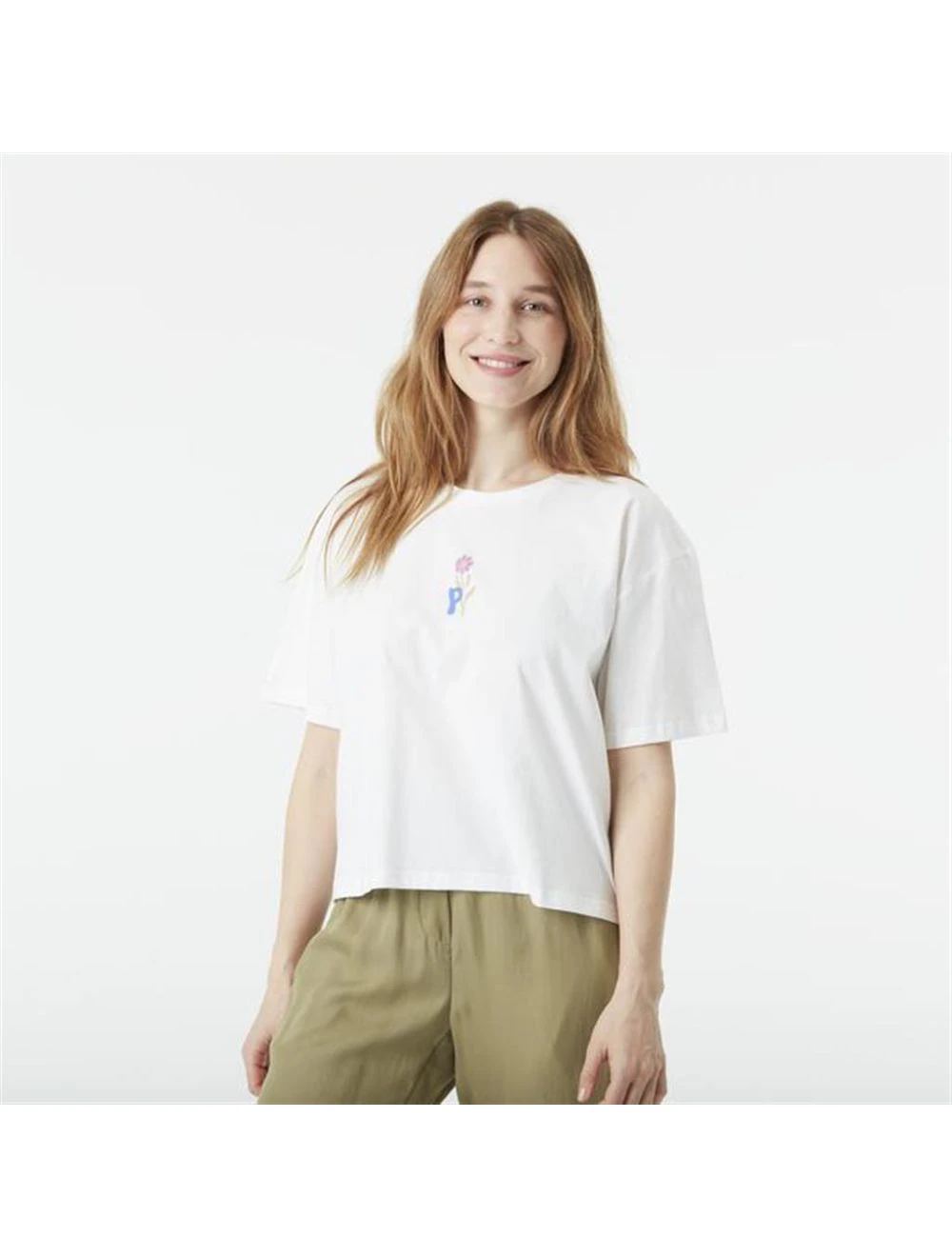 That is a Top; Shirt Picture Keynee long tee white
