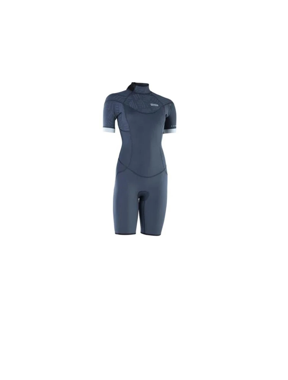 That is a Wetsuit; Surfsuit ION Essentials Element 2/2 Shorty SS Back Zip women steel blue