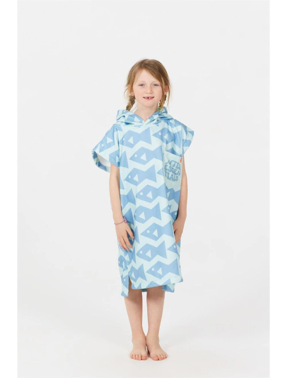 That is a Poncho; Towel After Essentials Poncho Kids square fish