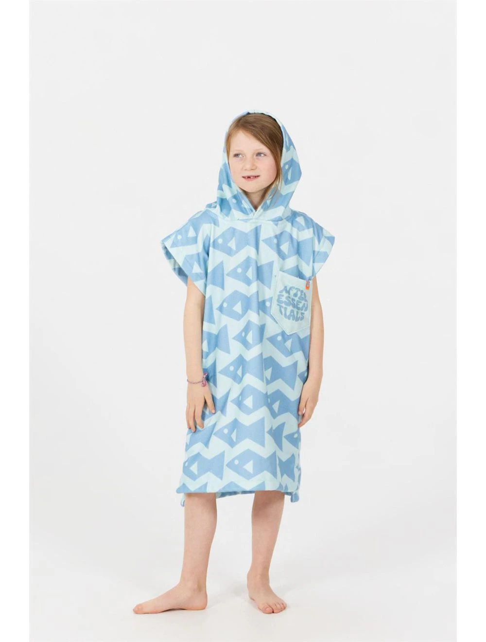 That is a Poncho; Towel After Essentials Poncho Toddler square fish