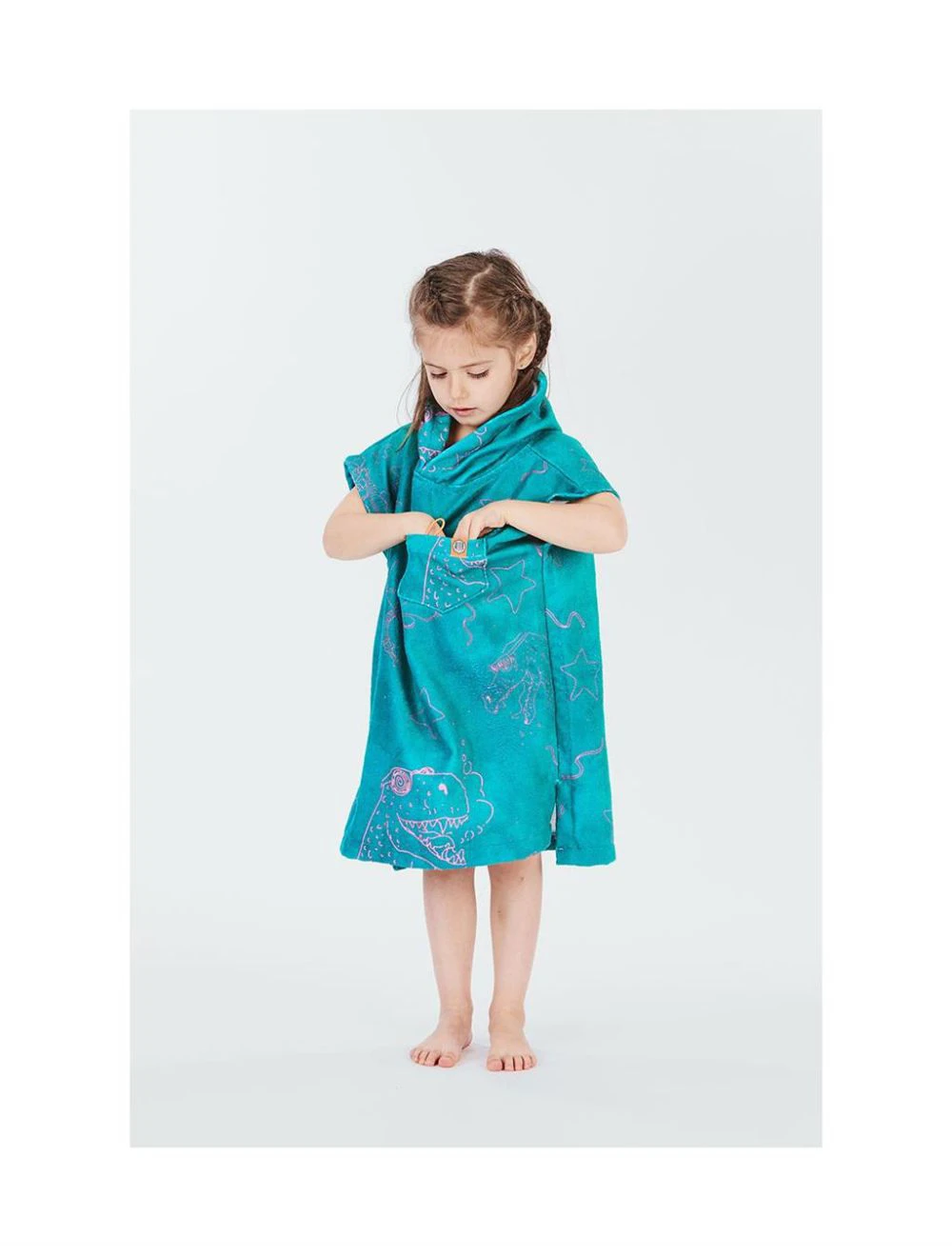 That is a Poncho; Towel After Essentials Poncho Babies dino