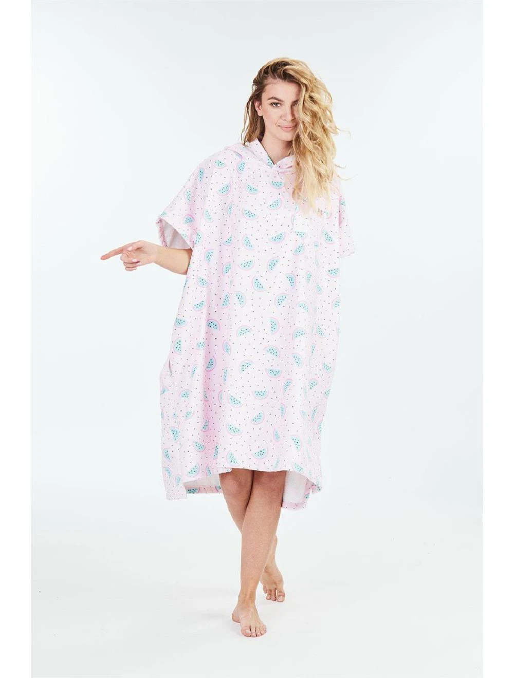 That is a Poncho; Towel After Essentials Poncho Babies watermelon