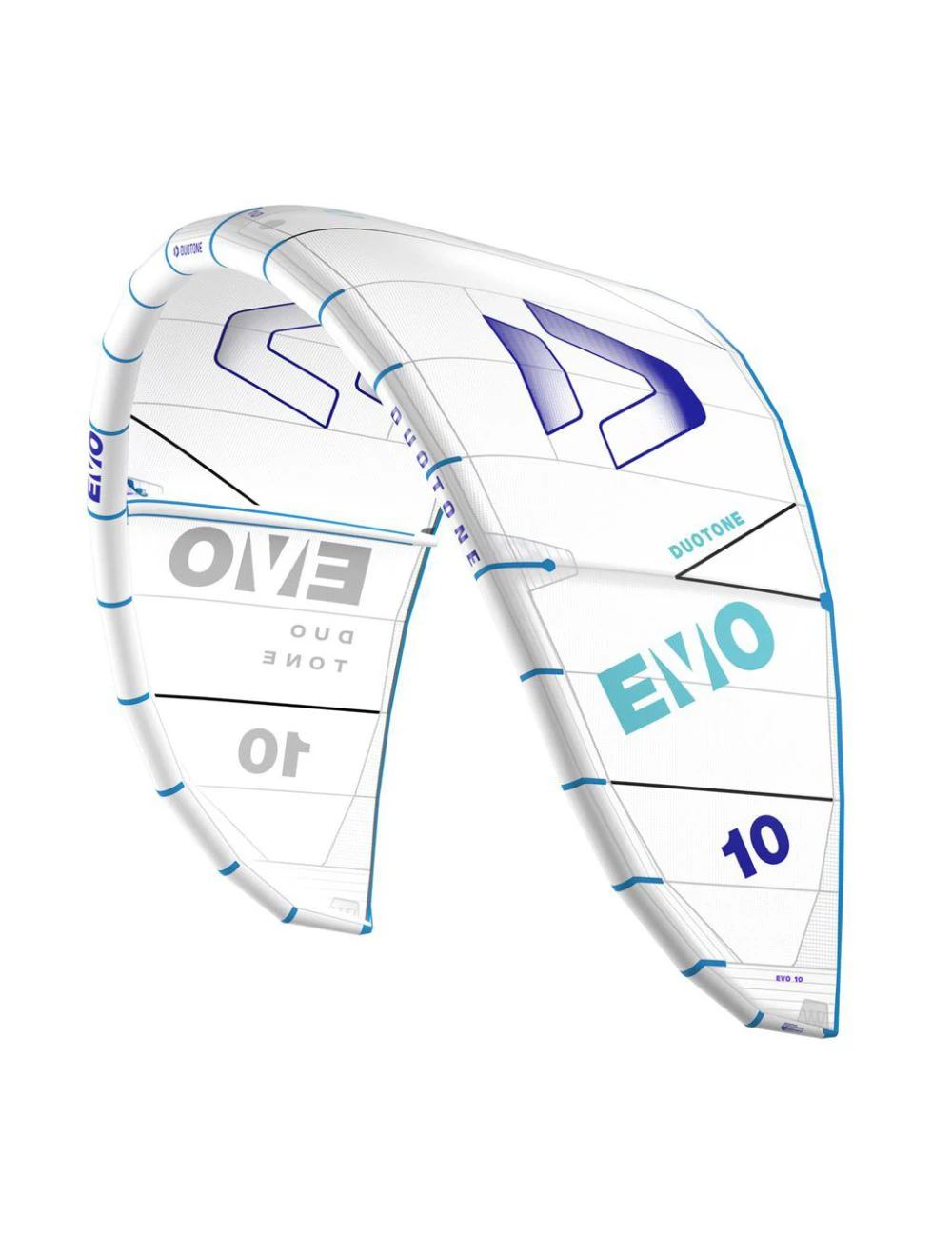 That is a Kite Duotone Evo Concept Blue 2025 c12 undyed