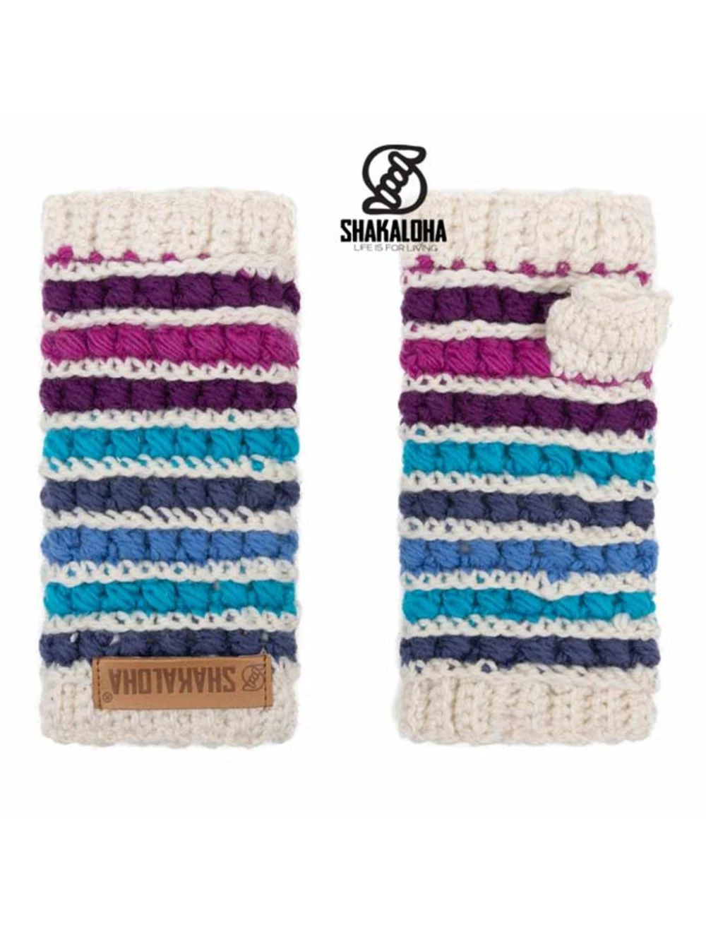 That is a Mittens Shakaloha Bolors Handwarmer Merino Multi Multi