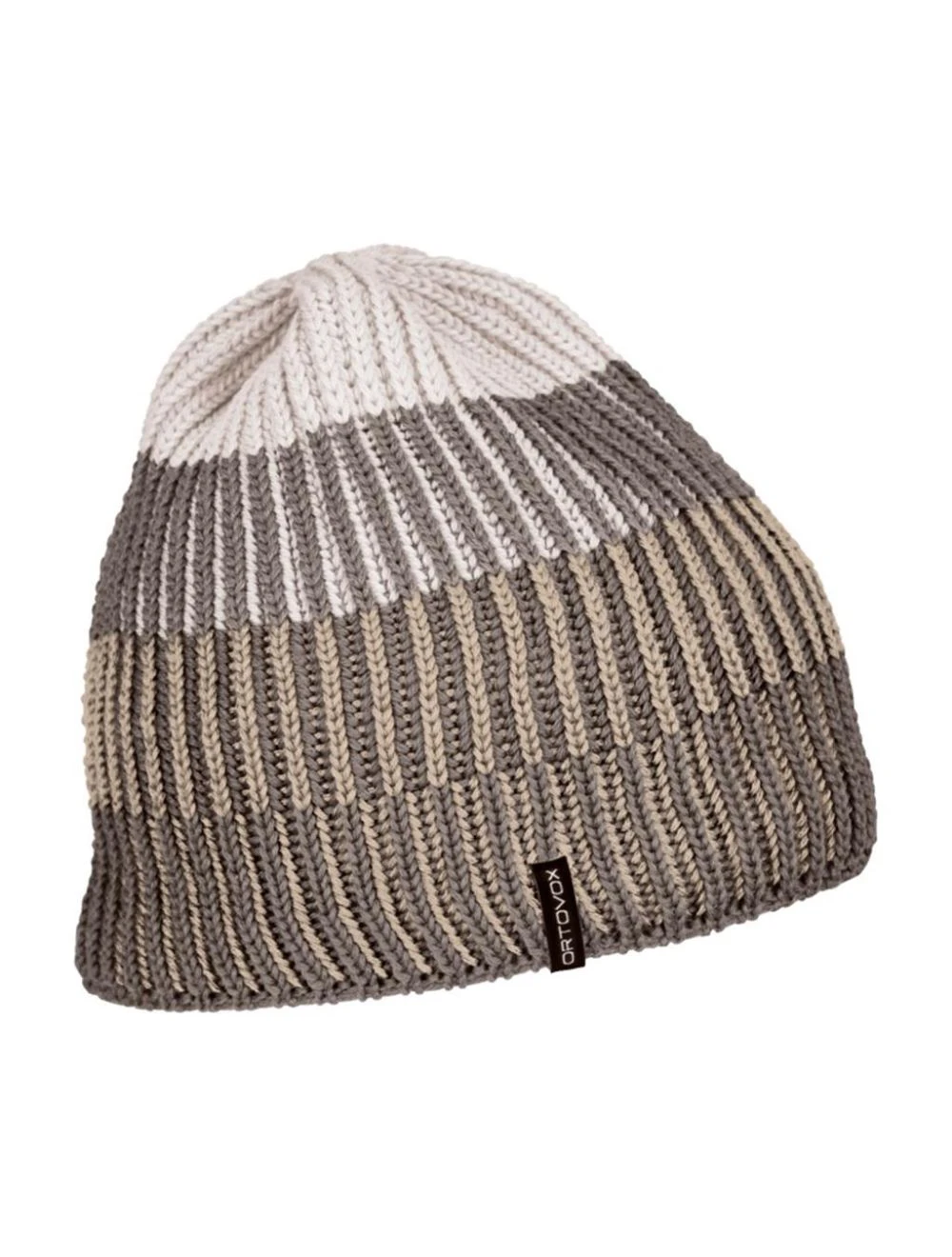That is a  Ortovox Deep Knit Beanie dark grey brown dark grey brown