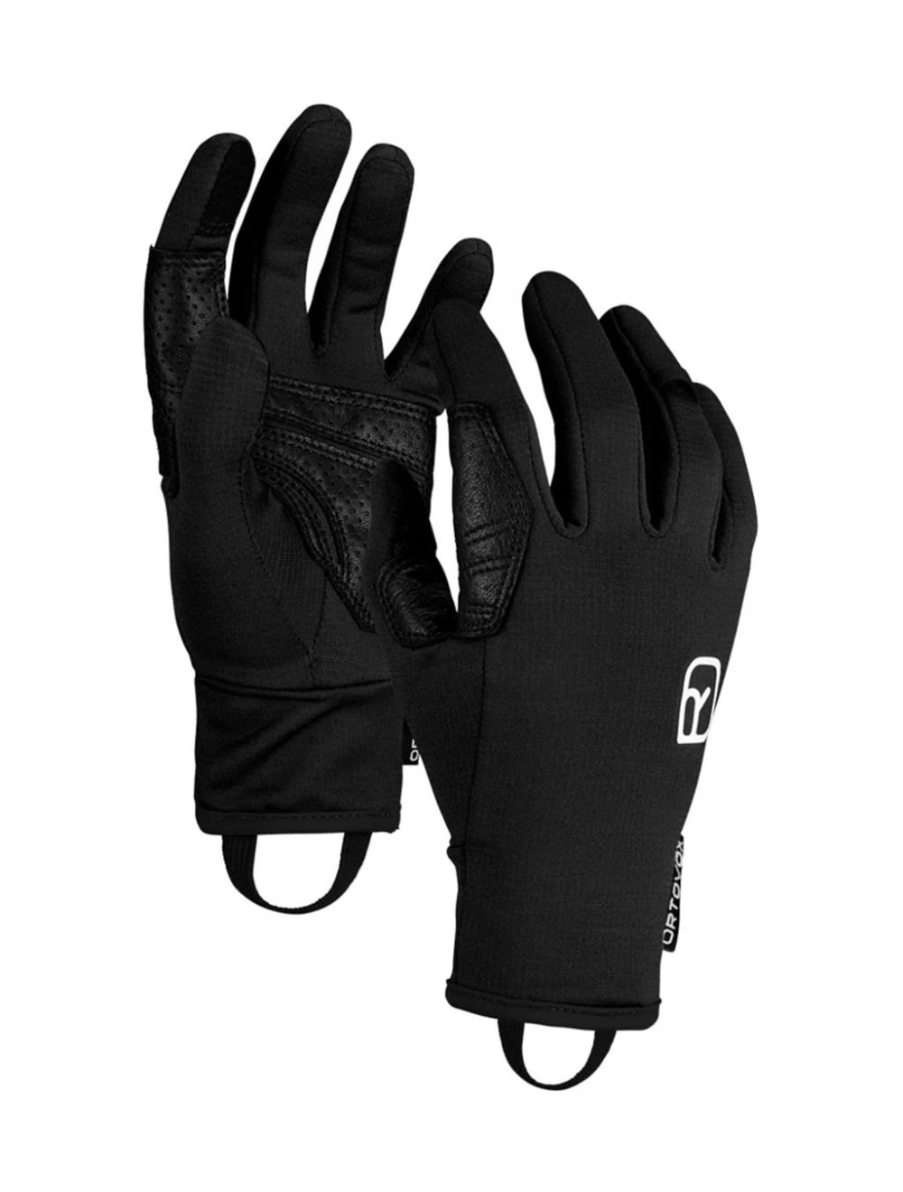 That is a Ortovox Fleece Light Glove M black raven black raven