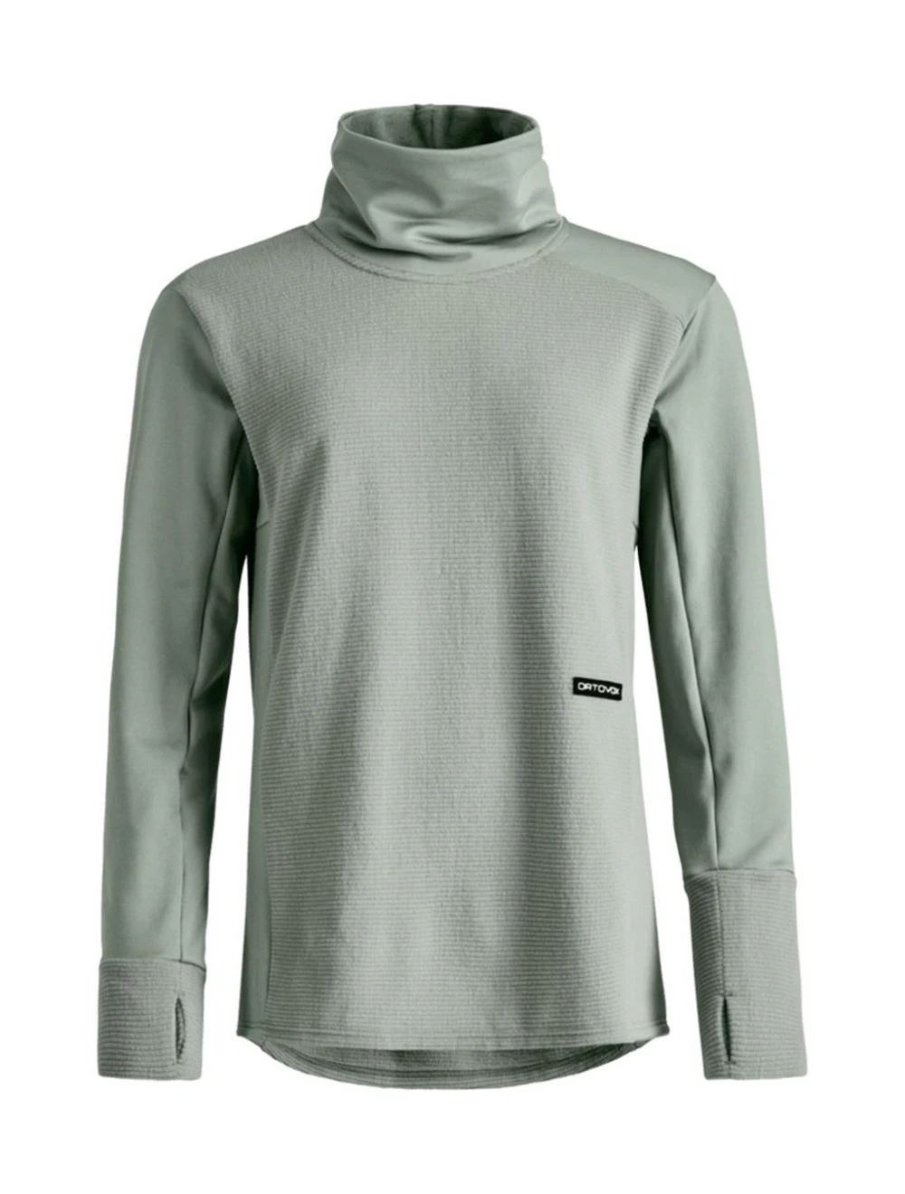That is a Fleece Sweater Ortovox Fleece Cord Longsleeve W green sage