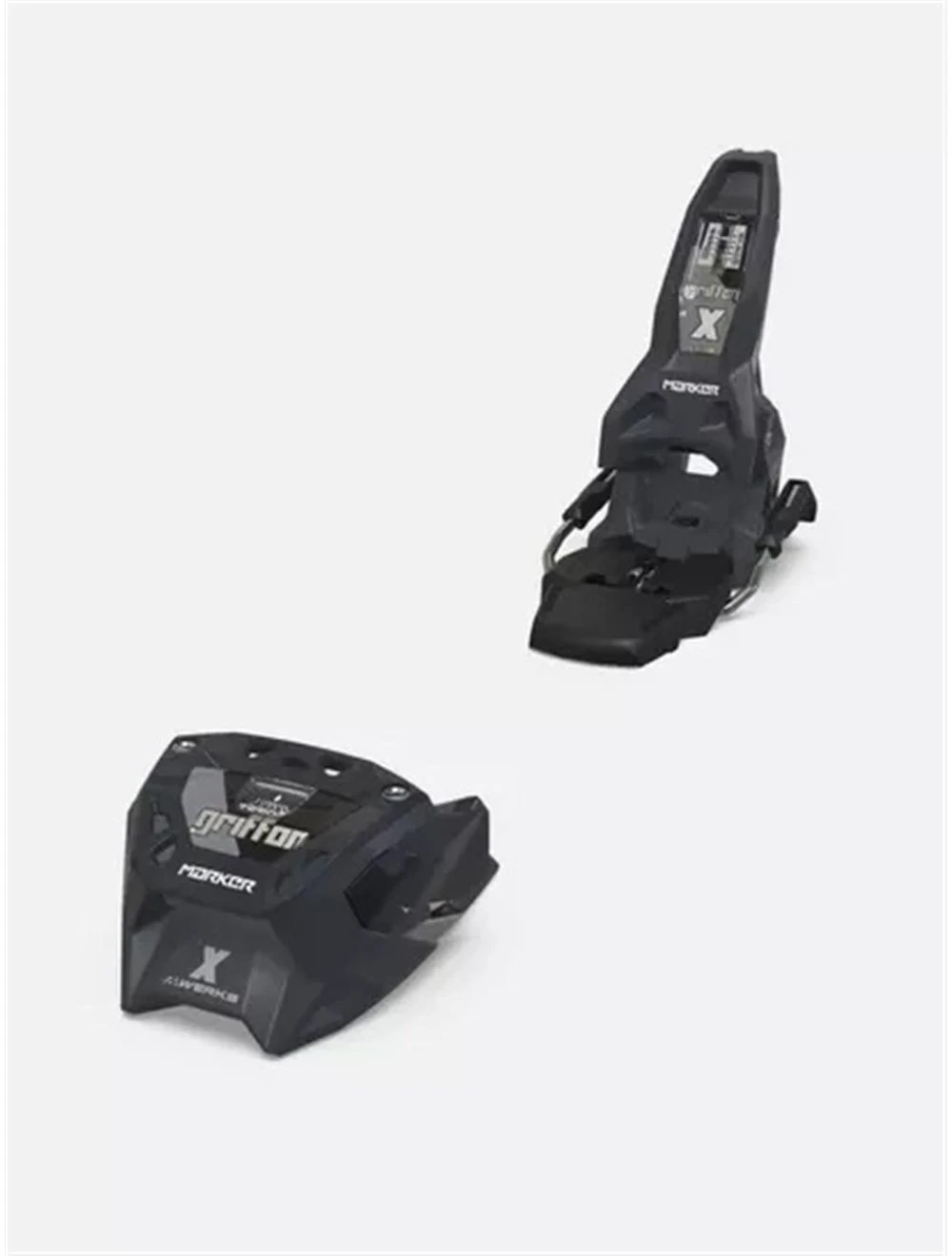 That is a Skibindings; Marker Griffon X 13 Mwerks graphite/black graphite/black