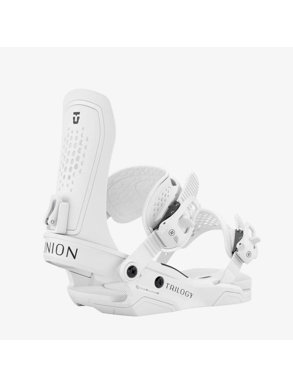 That is a Snowboard Bindings; Union Trilogy white white