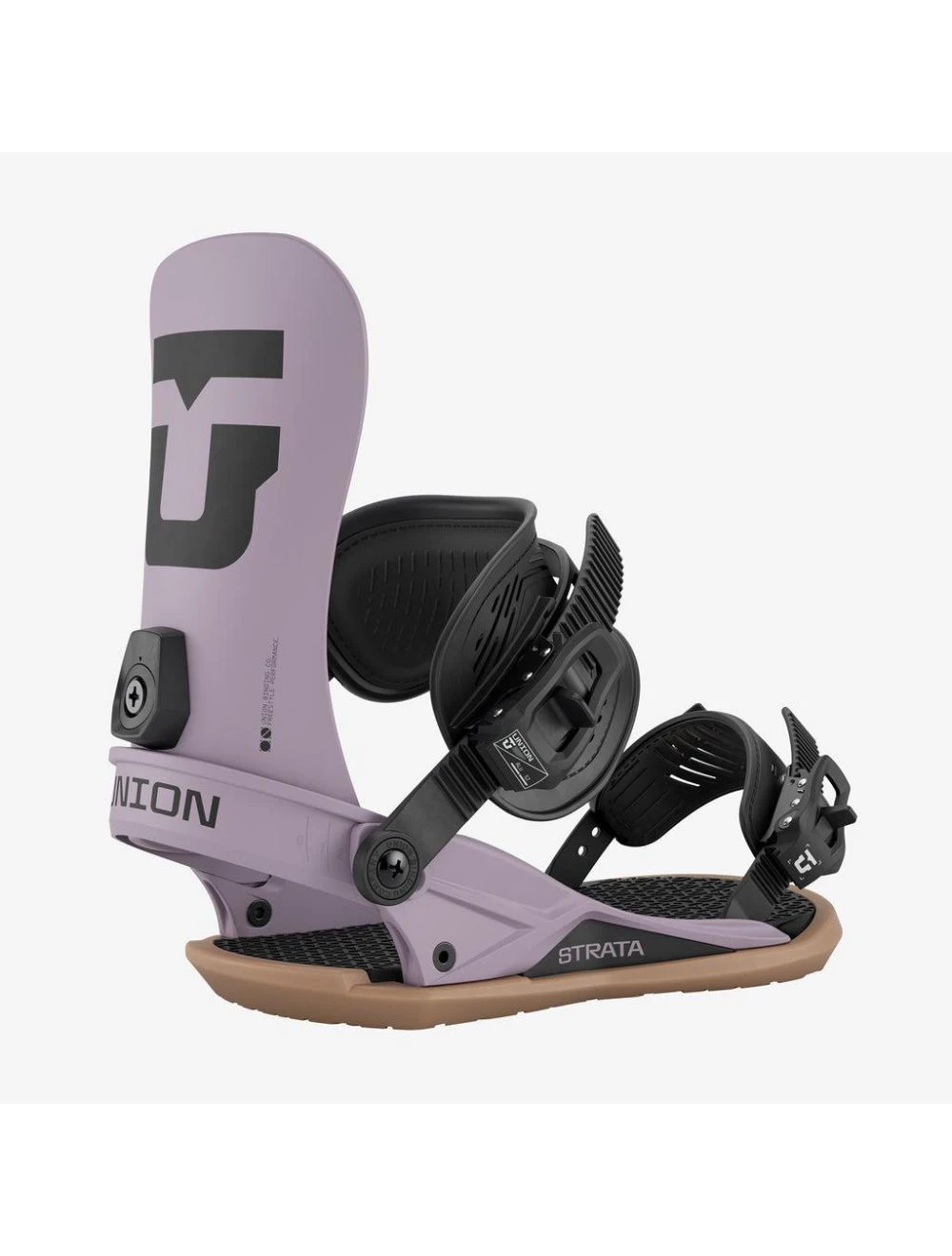 That is a Snowboard Bindings; Union Strata Union Grey Violet Grey Violet