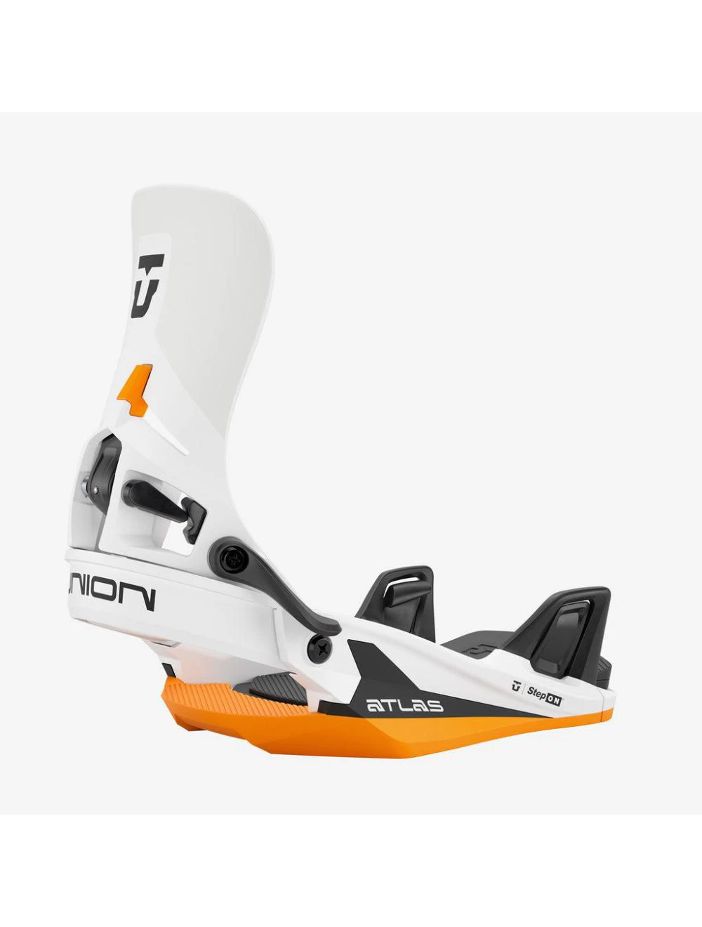 That is a Snowboard Bindings; Union Atlas Step On White/Orange White/Orange