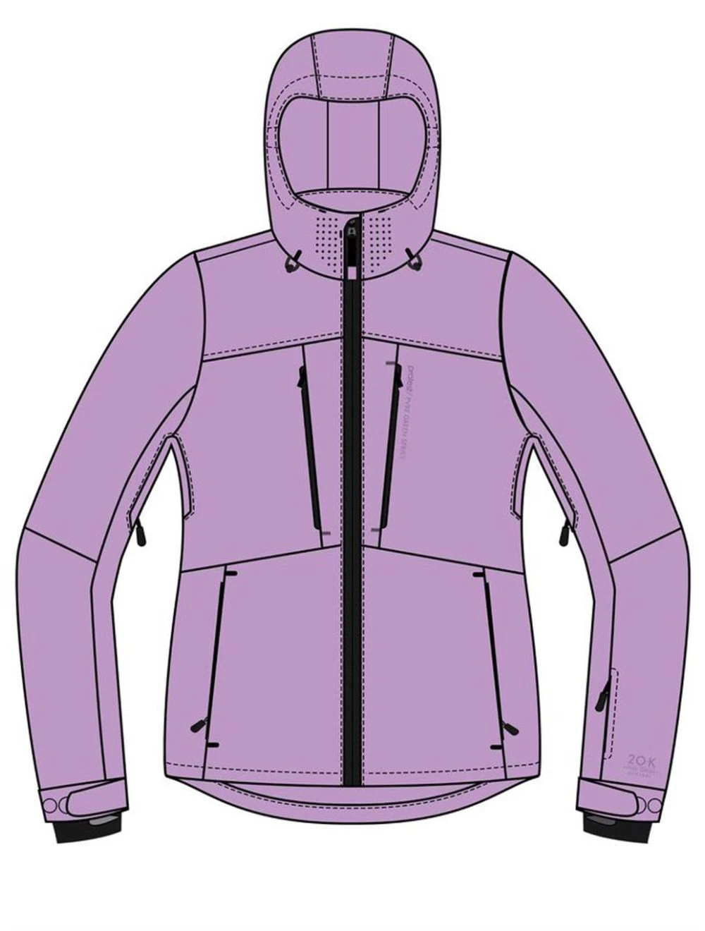 That is a Ski Jacket; Snowboard Jacket; Protest PRTBeverly Snowjacket Thistle Purple Thistle Purple