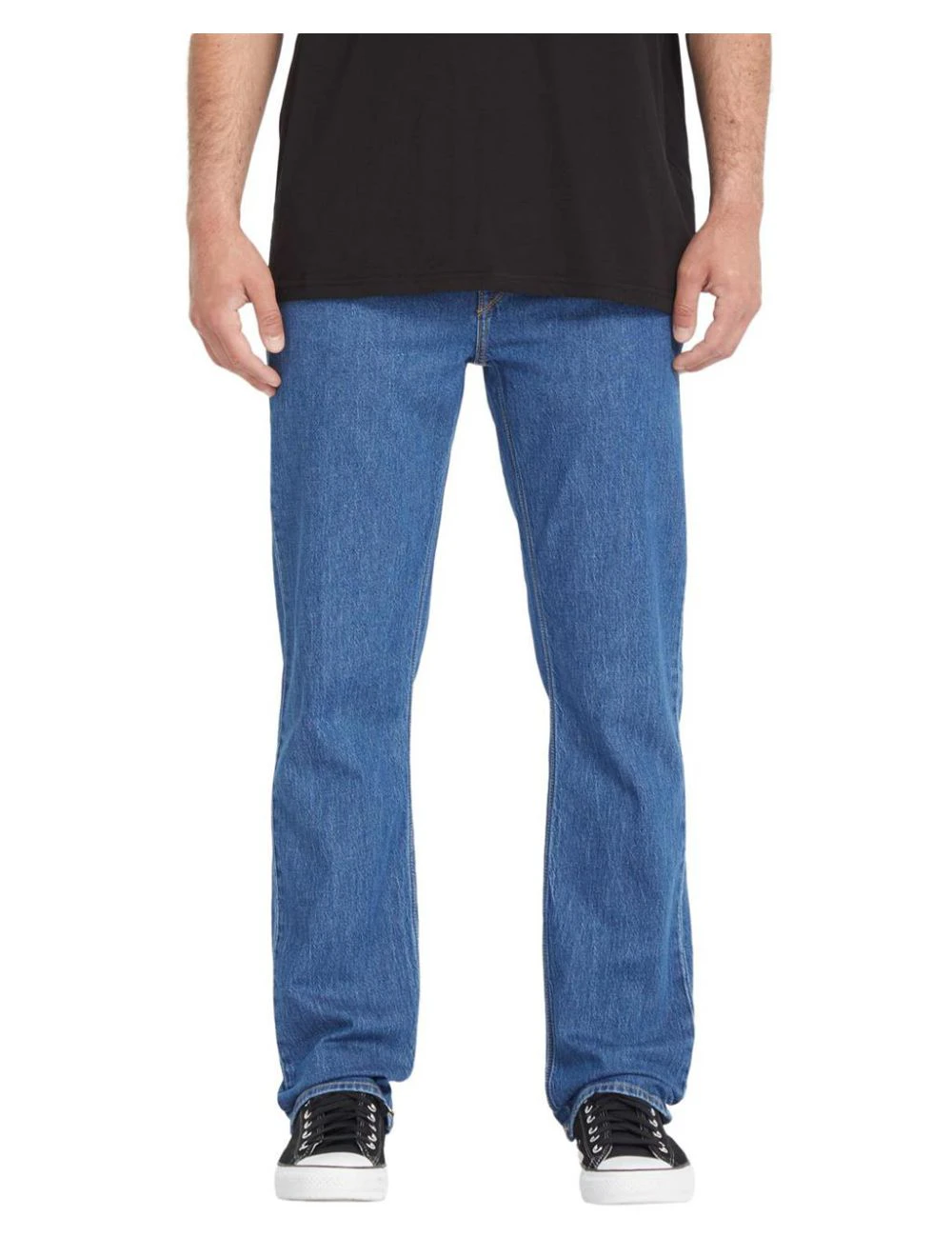 That is a Pants Volcom SOLVER DENIM 34er Länge bold blue bold blue