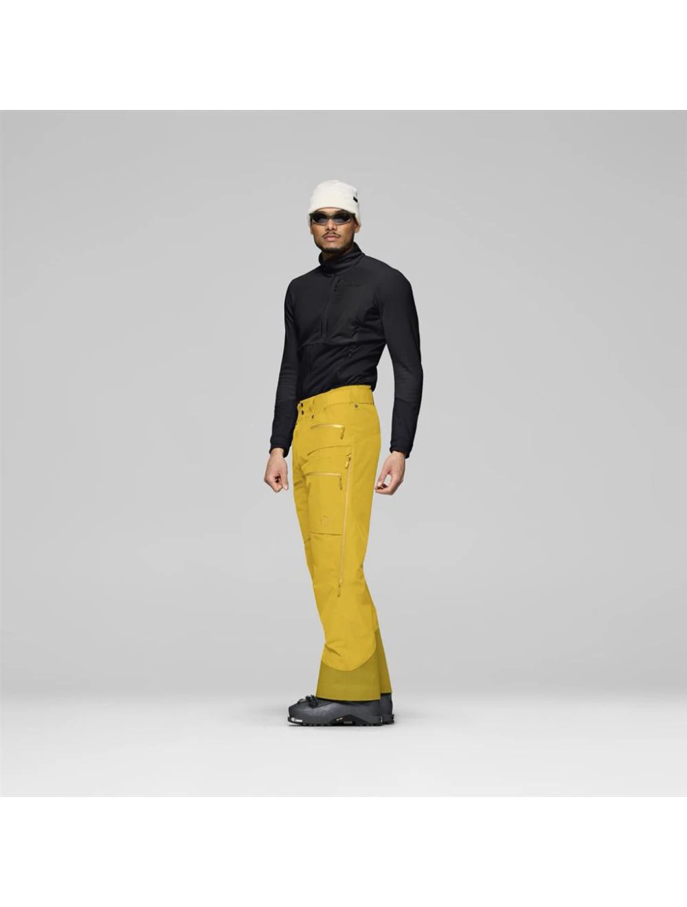 That is a Snowboard Pants; Ski Pants; Norrona lofoten Gore-Tex Insulated Pants golden palm