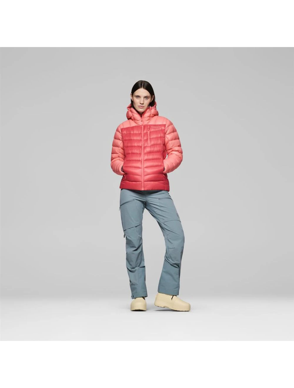 That is a Midlayer; Downjacket Norrona lyngen down850 Hood Watermelon Watermelon