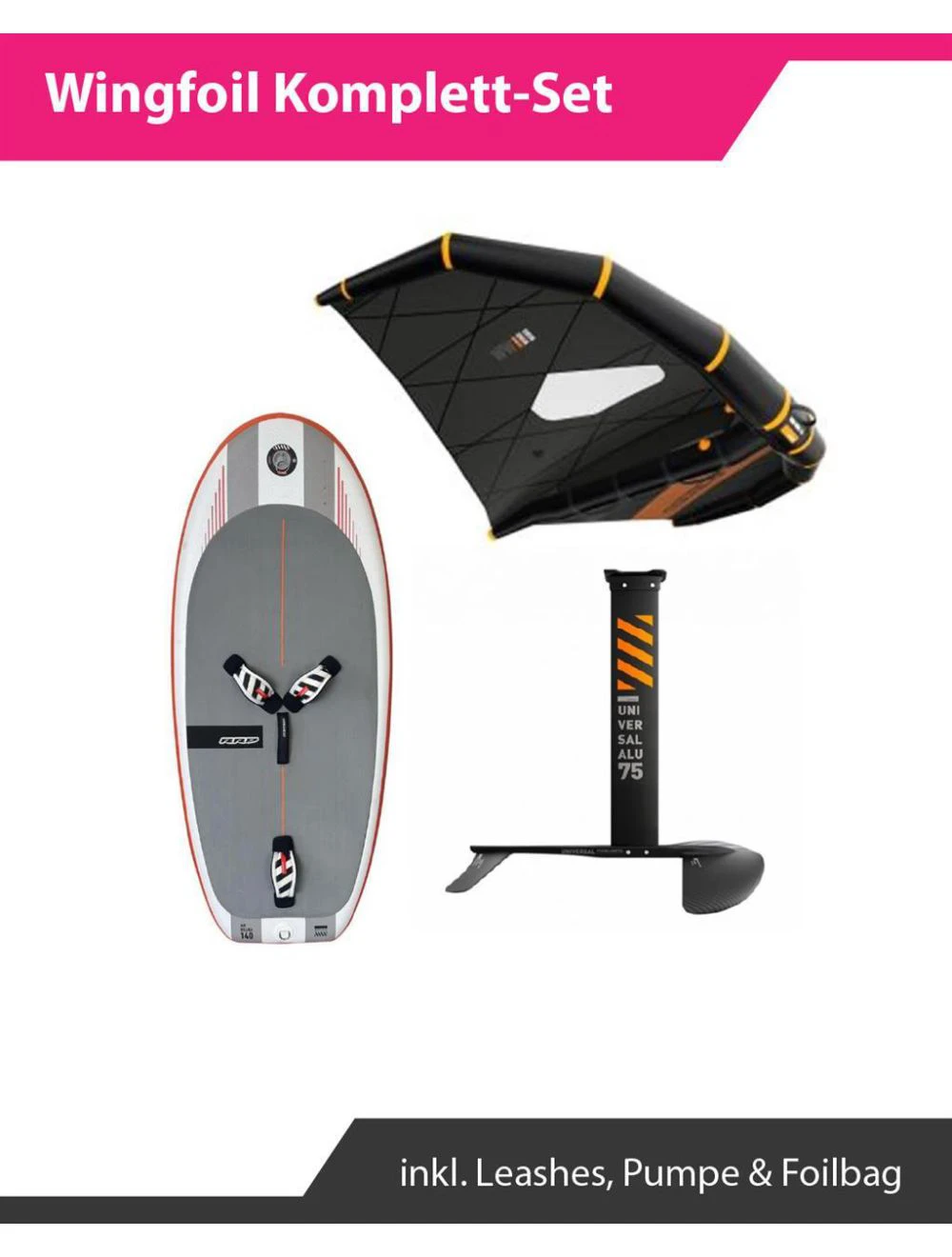 Air Beluga 140 L + WindWing Y27 5m + Universal SW Alu