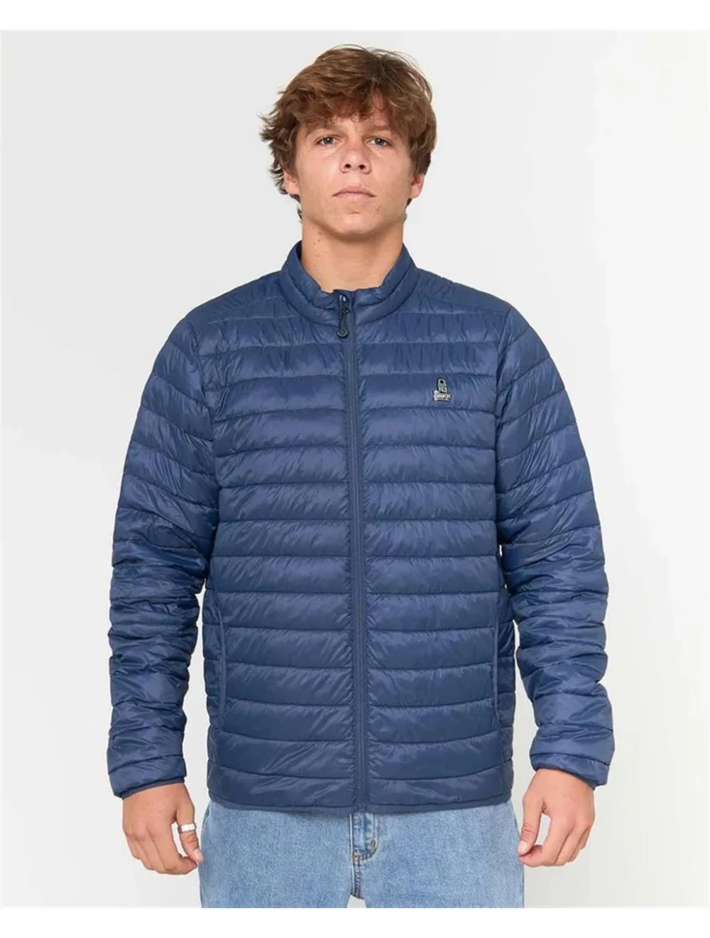 That is a Pullover Rip Curl ANTI SERIES SEARCH PUFFER CREW light navy light navy