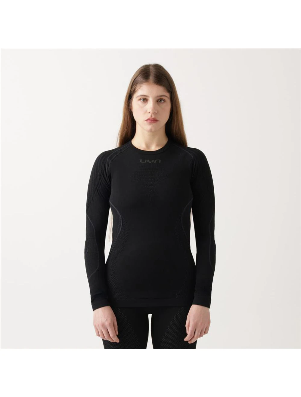 That is a Base Layer Top UYN Woman Evolutyon Biotech UW Shirt LGSL Black Black