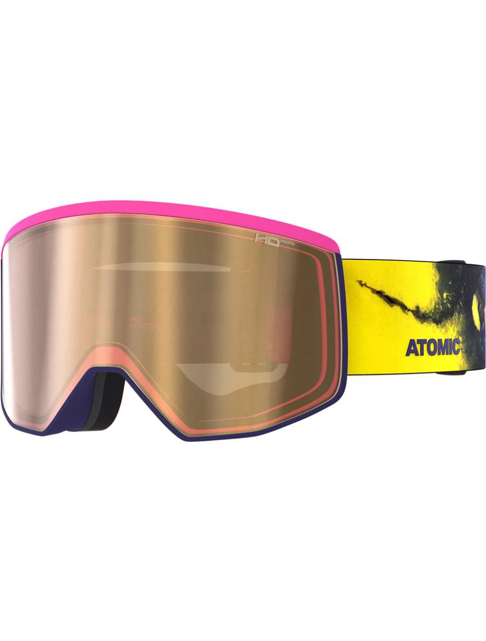 That is a Snowgoggle Atomic Four Pro L Signature NMC pink powder