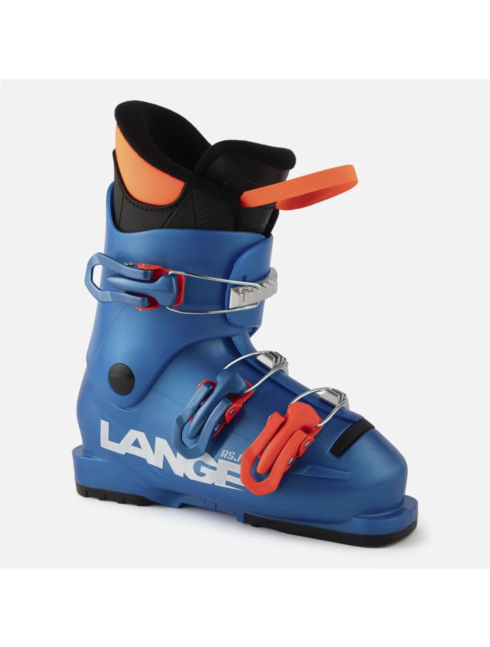 That is a Youth Skiboots Lange RSJ 50 vibrant blue