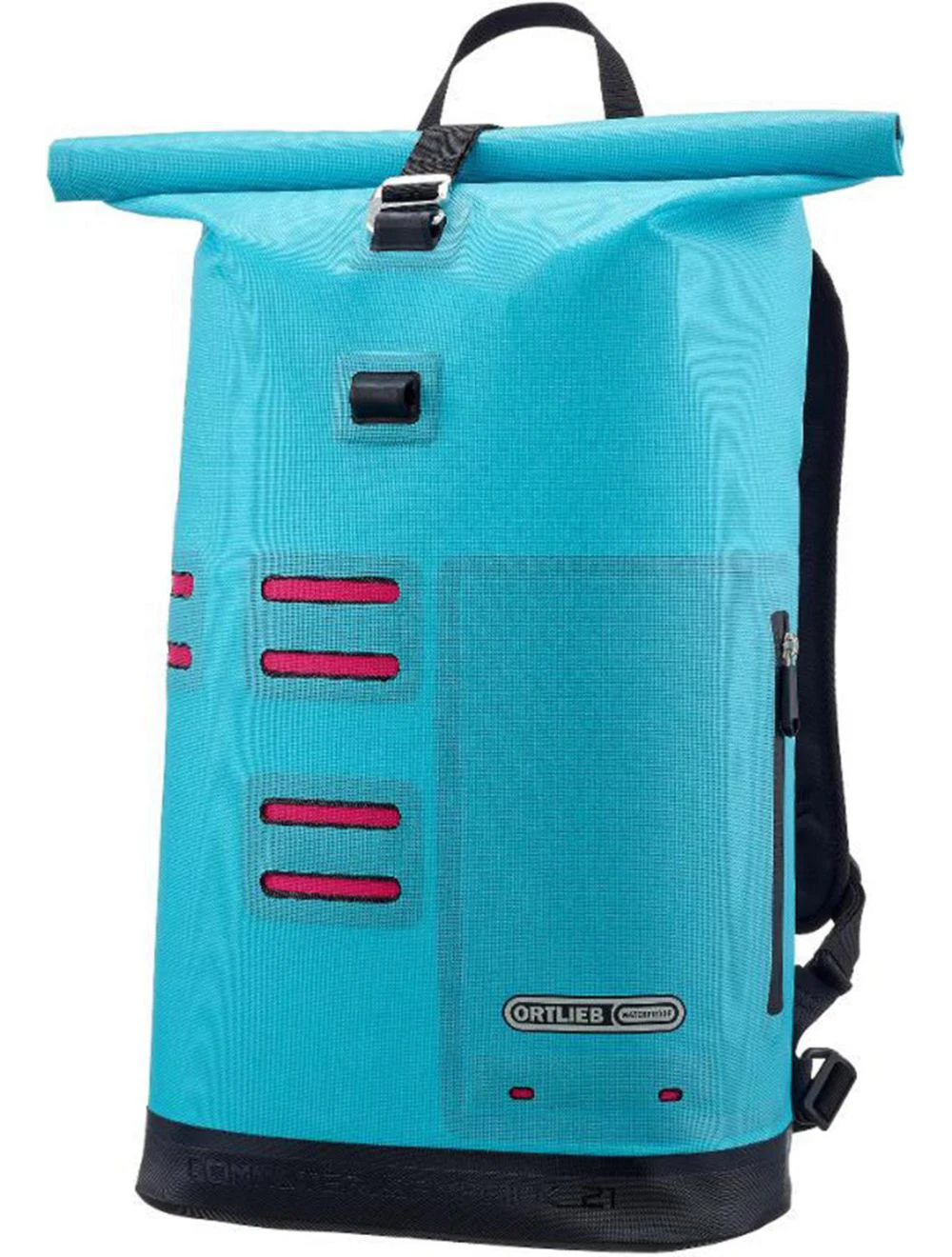 That is a Waterproof Bag; Ortlieb Commuter-Daypack 21L Cyber Pink/Cyber Blue Cyber Pink/Cyber Blue