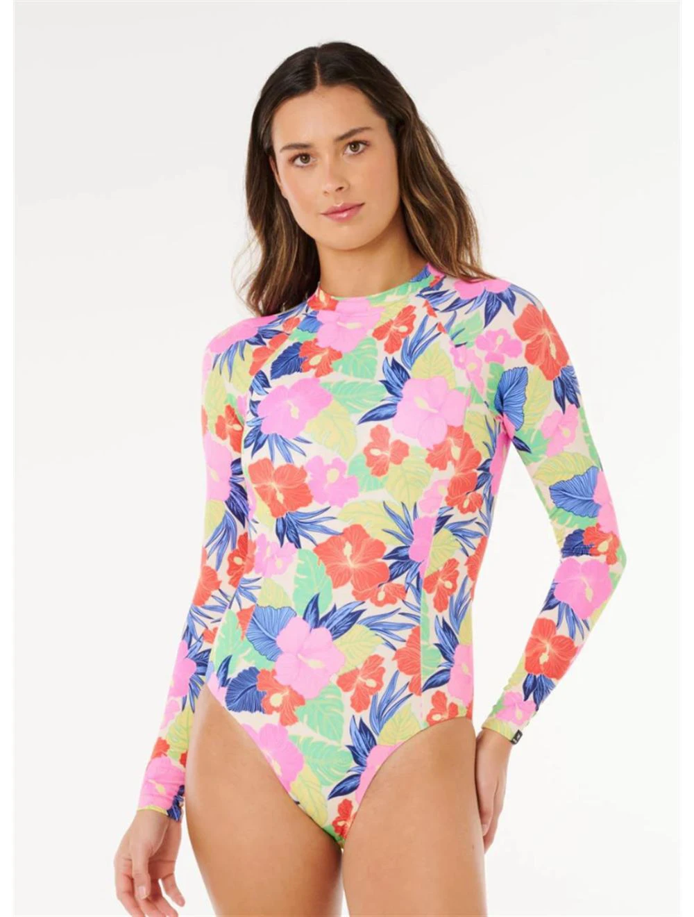 That is a Rashguard; Lycrasuit Rip Curl Party Wave UPF Surf Suit Multi Multi