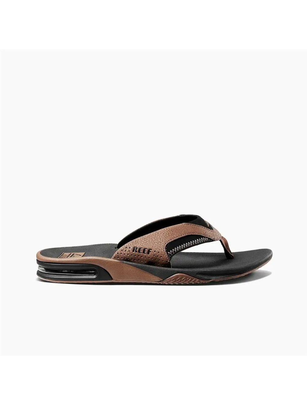 That is a Sandals; Flip Flops Reef Fanning Black/Tan Black/Tan