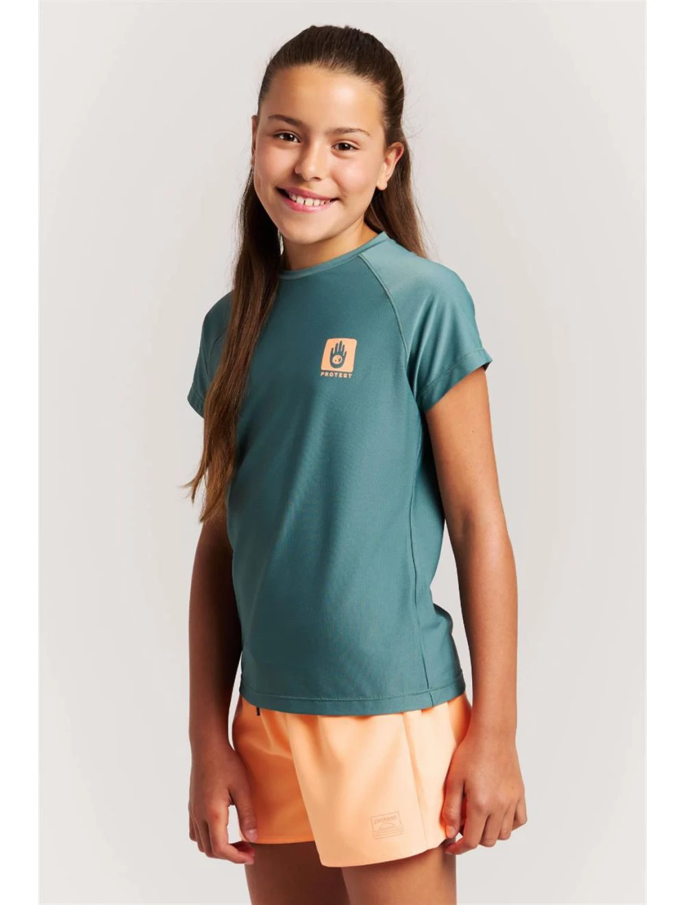 That is a Lycra; Rashguard Protest PRTSherrys JR surf T short sleeves Laurelgreen Laurelgreen