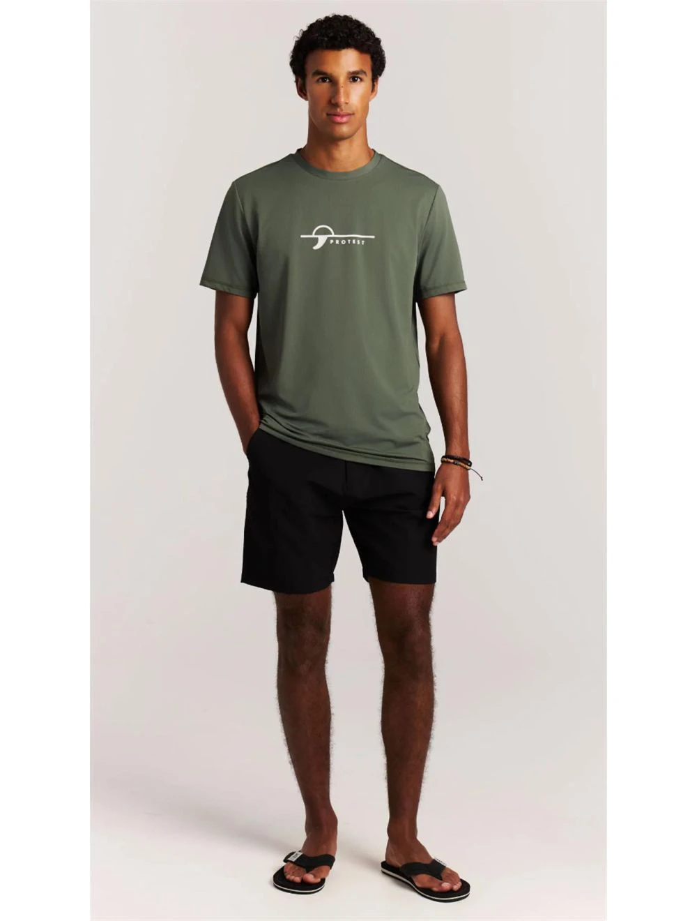 That is a Rashguard;UV-Shirt Protest PRTCore surf T-Shirt short sleeves Thyme Thyme